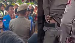 Demo Tolak Kenaikan Pajak di Bone, Satpol PP Keluarkan Senjata Tajam
