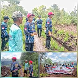 Tim Dalkarhutla Dishut Kalteng Sosialisasi Larangan Bakar Lahan di Kelurahan Kalampangan