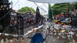 8 Fakta Demo Pati Rusuh, Nomor 5 Aksi Anarkis Pendemo Bakar Mobil Polisi