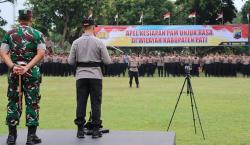 Skema Pengamanan Ketat Aksi 13 Agustus di Pati, Ribuan Personel Gabungan Disiagakan
