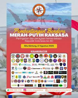 Bendera Merah Putih Raksasa Akan Berkibar di Setu Gintung Tangsel
