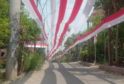 Makna Kemerdekaan di Mojokerto, Bendera 600 Meter Hingga Mural One Piece Didatangi Polisi