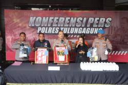 Polres Tulungagung Ungkap Kasus Peredaran Sabu 1,2 Kilogram