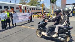 Sosialisasi Keselamatan Perjalanan KA, Sasar Pengguna Jalan di Kediri