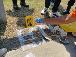 Karton Berisi Amunisi Ditemukan Petugas Kebersihan di  Jalan Tol Madiun-Kertosono