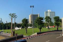 Pengamanan Super Ketat! 3 Helikopter hingga Rantis Siaga di Kompleks Parlemen Senayan