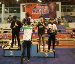 Baru 3 Bulan Latihan, Khian Santang Muda Koleksi Medali di Ajang Bergengsi Muaythai