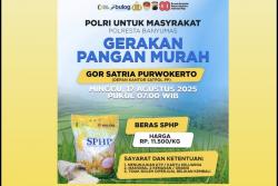 Besok, Polresta Bersama Bulog Banyumas Gelar Penjualan Beras Murah