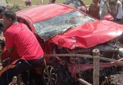 Tragis! Mobil Agya Tertabrak KA Batara Kresna di Wonogiri, Karyawati BUMN Tewas di Tempat