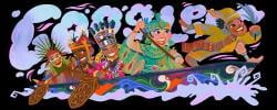 Setelah Viral  Aura Farming, Google Doodle Tampilkan Tradisi Pacu Jalur Rau di HUT ke-80 RI