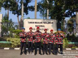 Laskar Merah Putih Tulungagung Gelar Upacara Bendera dan Ziarah Pahlawan di Momen HUT RI ke-80