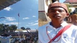 HUT RI ke-80, Aksi Nekat Siswa SMK di TTU Saat Tali Bendera Merah Putih Putus