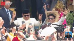Viral, Presiden Prabowo dan Sejumlah Menteri Joget Pacu Jalur Bareng Dhika 