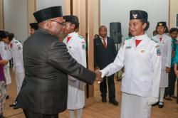 Ini Daftar 40 Paskibraka Papua Tengah yang Kibarkan Sang Saka Merah Putih di Nabire