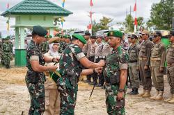 Dukung Organisasi TNI AD, Kodim 1016/Plk Resmi Lepas Wilayah Teritorial Gunung Mas