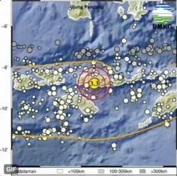 Gempa Magnitudo 3,3 Guncang Borong NTT, Tak Berpotensi Tsunami