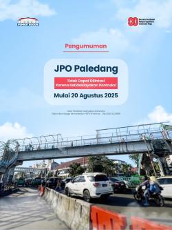 Pengumuman Penutupan JPO Paledang Bogor, Pemkot Siapkan Jalur Alternatif