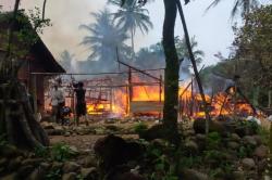 Empat Rumah Warga di Desa Cibeureum Ludes Terbakar