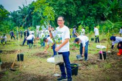 Bendung Walahar Genap 100 Tahun, Disambut Penanaman Ribuan Pohon