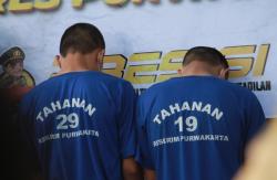 Geng Motor Brigez Serang Anggota XTC di Purwakarta, Polisi Bekuk Dua Pelaku Bersenjata Samurai
