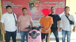 Pencuri Motor Asal Medan Diringkus Polisi di Riau, Kerugian Capai Rp 17 Juta