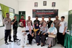 Semarak HUT RI ke-80 di Pidie: Prajurit Yonif 857/GG Gelar Donor Darah, Hasilkan 150 Kantong