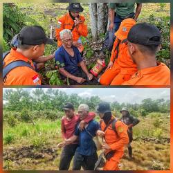 Ajaib, Pemancing Hilang 4 Hari di Hutan Petuk Ketimpun Ditemukan Selamat Oleh Tim SAR Gabungan