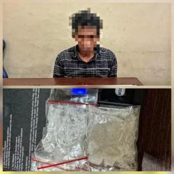 Jualan Sabu, Pria di Palangka Raya Dibekuk Polisi, 35,59 Gram Sabu Diamankan