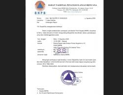 Viral ! Surat Undangan Nikahan Putri Kepala BNPB Bikin Publik “Ngakak”, Rapatnya Pakai Kop Instansi