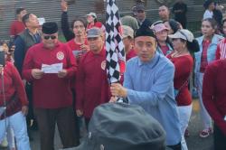 Tepis Tudingan Provinsi Intoleran, Kemenham Kanwil Jawa Barat Gelar Gerak Jalan Lintas Agama