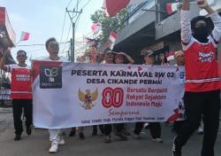 Warga Cikande Permai Serang, Meriahkan HUT ke-80 RI dengan Karnaval Akbar‎