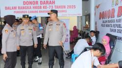 Polres Ciamis Gelar Donor Darah di HUT ke-77 Polwan, Terkumpul 48 Kantong
