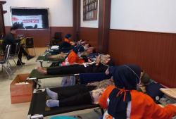 Mantul! PMI Grobogan Peroleh 90 Kantong Darah Dari Pendonor di Rangkaian HUT ke 80 Kejaksaan