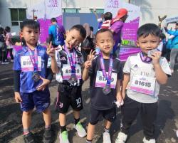 Ajang Lari Anak 1K di Bandung Disambut Antusias Peserta Cilik
