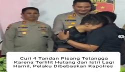Viral Pencuri 4 Tandan Pisang Dimaafkan, Kapolres Gowa Bebaskan Pelaku lewat Restorative Justice