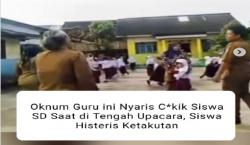 Viral! Guru SD di Lampung Ngamuk Nyaris Cekik Murid, Diduga Kesal karena Banyak Guru Tak Hadir