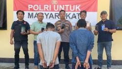 Polisi Ringkus Dua Pemuda Pencuri HP Mahasiswa KKN di Tanggamus