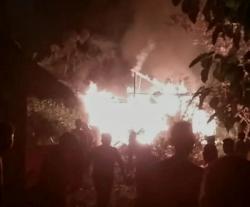 Kebakaran Rumah di Kunden Wirosari, Diduga Akibat Api Tungku Menyambar Dinding Dapur