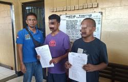 Dua Tersangka Curas Beserta Barang Bukti Diserahkan ke Kejaksaan Mimika
