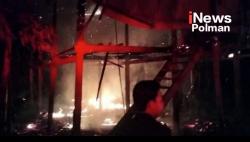 Rumah Panggung Ludes Terbakar di Rea Timur, Diduga Korsleting Listrik
