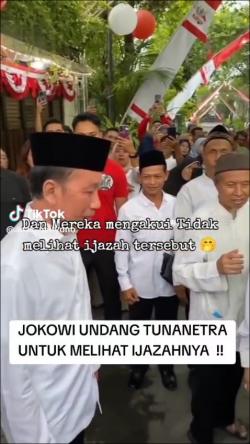 ITMI Kecam Keras Video Viral Jokowi & Tunanetra: Bentuk Pelecehan, Kami Minta Pelaku Minta Maaf!
