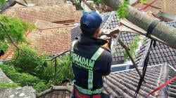 Jumlah Bangunan Terdampak Angin Kencang di Ciawigebang Makin Bertambah