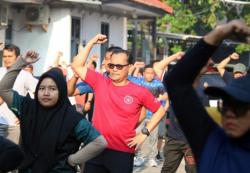 Bugar Bareng Pegawai KAI Daop 3 Cirebon Ramaikan Program Sehat