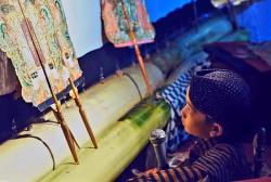 Dalang Cilik Purwodadi Muhammad Fiernando Pentas Pemanasan di HUT Ke 80 RI Jelang Festival Dalang