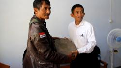 Empat Benda Kuno Diserahkan Warga Trayang ke Museum Anjuk Ladang Nganjuk