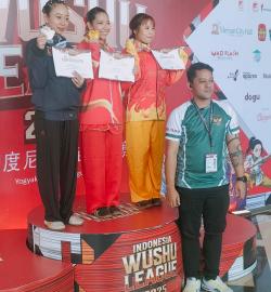 Atlet Wushu Cianjur Borong Medali di Kejurnas Indonesia Wushu League 2025