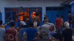Gudang Peralatan PDAM Gowa Terbakar, Warga Panik dan Berhamburan