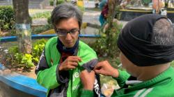 Kecam Tragedi Jakarta, Ojol Lamongan Tuntut Proses Hukum Transparan