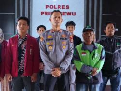 Jaga Keamanan Daerah, Kapolres Pringsewu Bersama Ojol dan Mahasiswa Serukan Kondusifitas