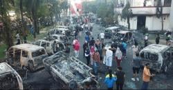 Potret 67 Kendaraan Terbakar di Kantor DPRD Makassar, Termasuk Milik Wakil Wali Kota Ludes